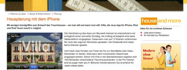 Schwäbisch Hall Homepage mit iVilla Information