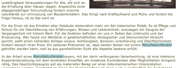 Ist Denkmalpflege ein notwendiges Übel 1.2006